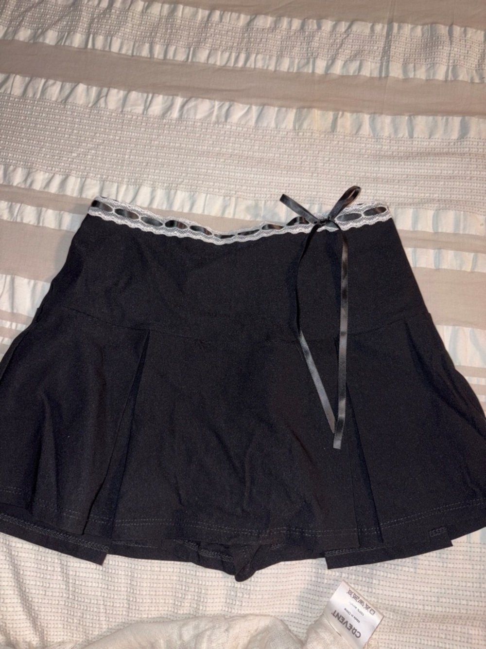 Altar’d State black pleated mini skort